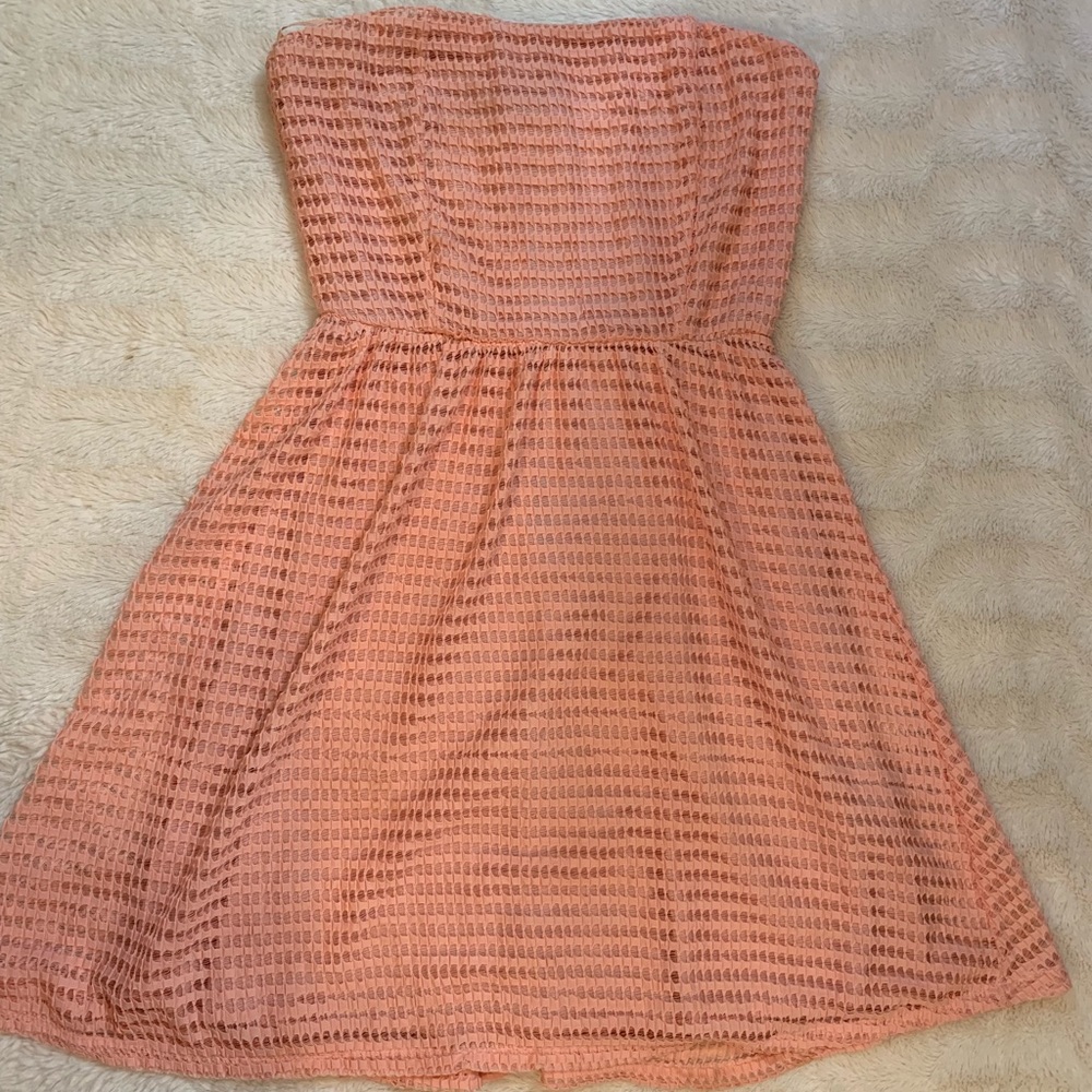 Strapless Pink Dress